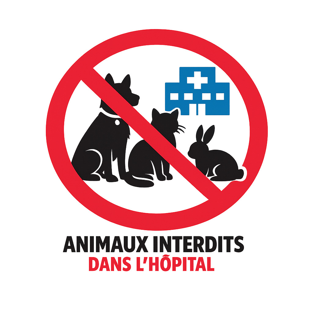 Animaux interdits dans l’établissement